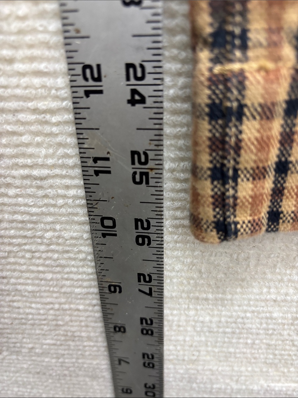 MADEWELL | slim Emmett wide leg crop pants plaid 31 - Picture 3 of 7